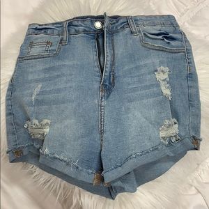 Brand new high waisted jean shorts
